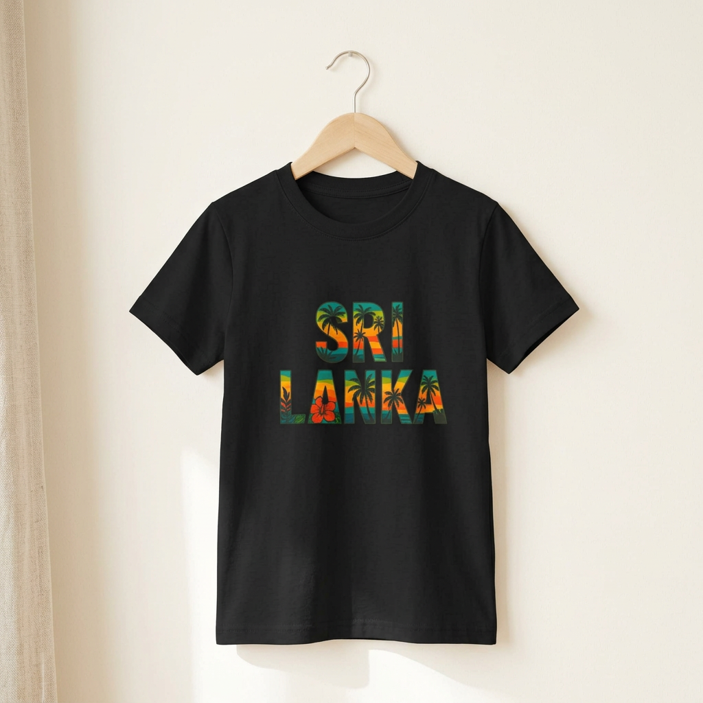 Sri Lanka Tropical Youth T-Shirt | Kids’ Heritage Gift