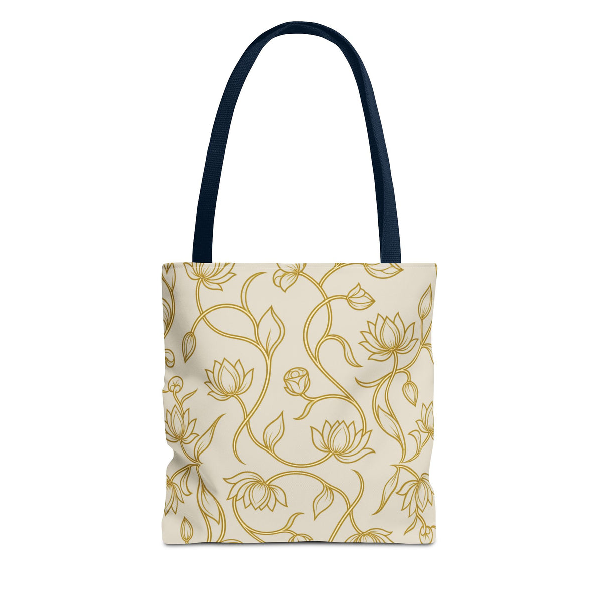Ceylon Lotus Tote Bag Sri Lankan Temple Flower Canvas Shopper