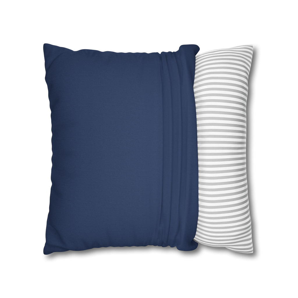 Sigiriya Apsara Batik Cushion Cover Navy Blue Sri Lankan Heritage Throw Pillow