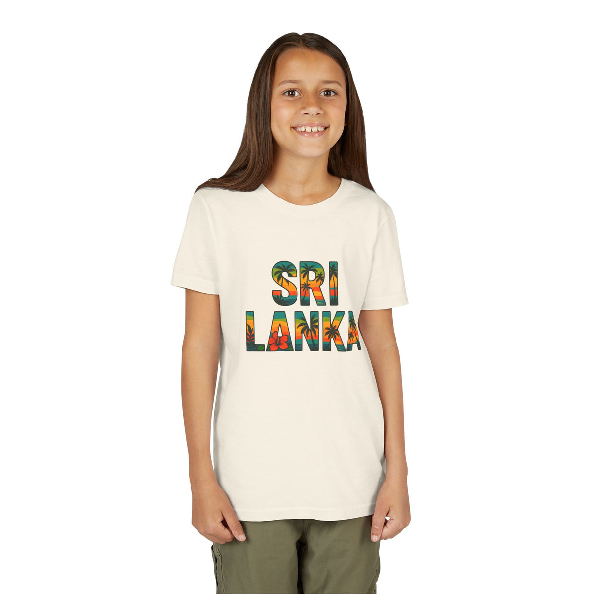 Sri Lanka Tropical Youth T-Shirt | Kids’ Heritage Gift