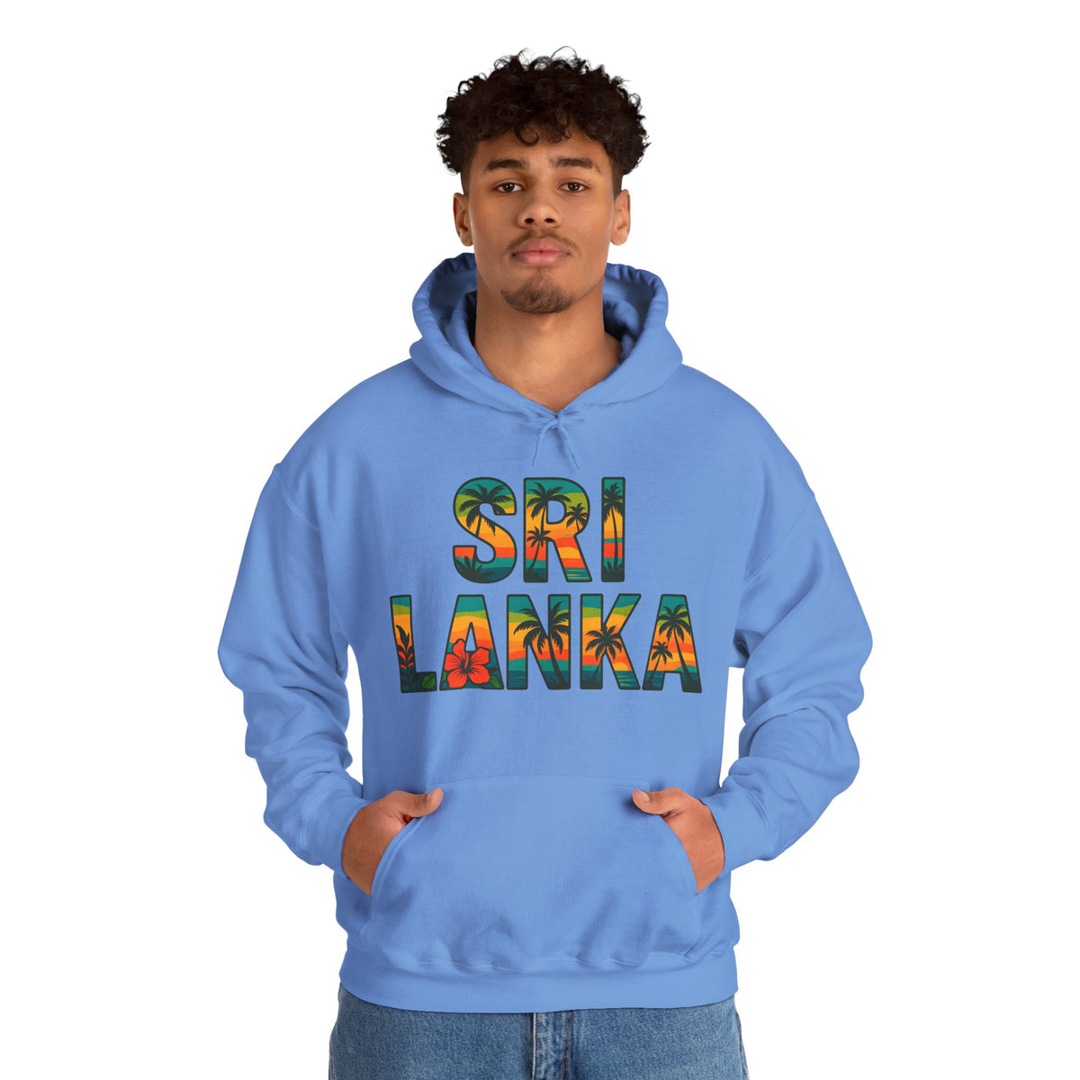 Sri Lanka Tropical Graphic Hoodie | Unisex Heritage Gift