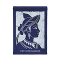 Ceylon Dancer Woven Wall Tapestry | Batik-Inspired Art