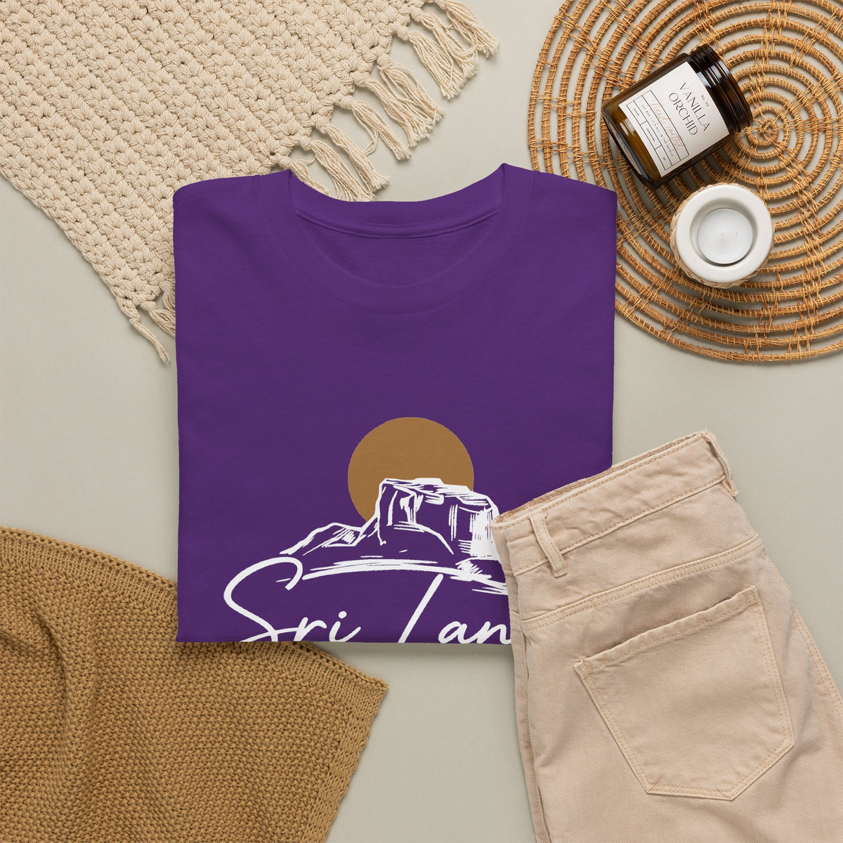 Sri Lanka Unisex T-Shirt  Coastal Travel Souvenir