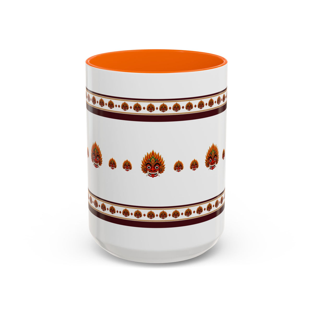 Raksha Mask Accent Coffee Mug Sri Lankan Design