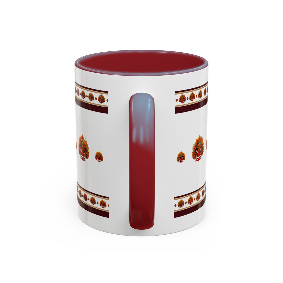 Raksha Mask Accent Coffee Mug Sri Lankan Design