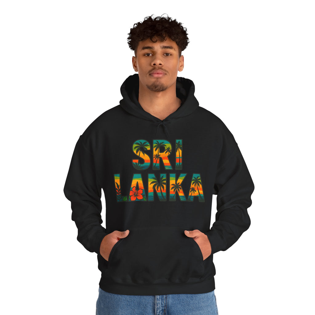 Sri Lanka Tropical Graphic Hoodie | Unisex Heritage Gift
