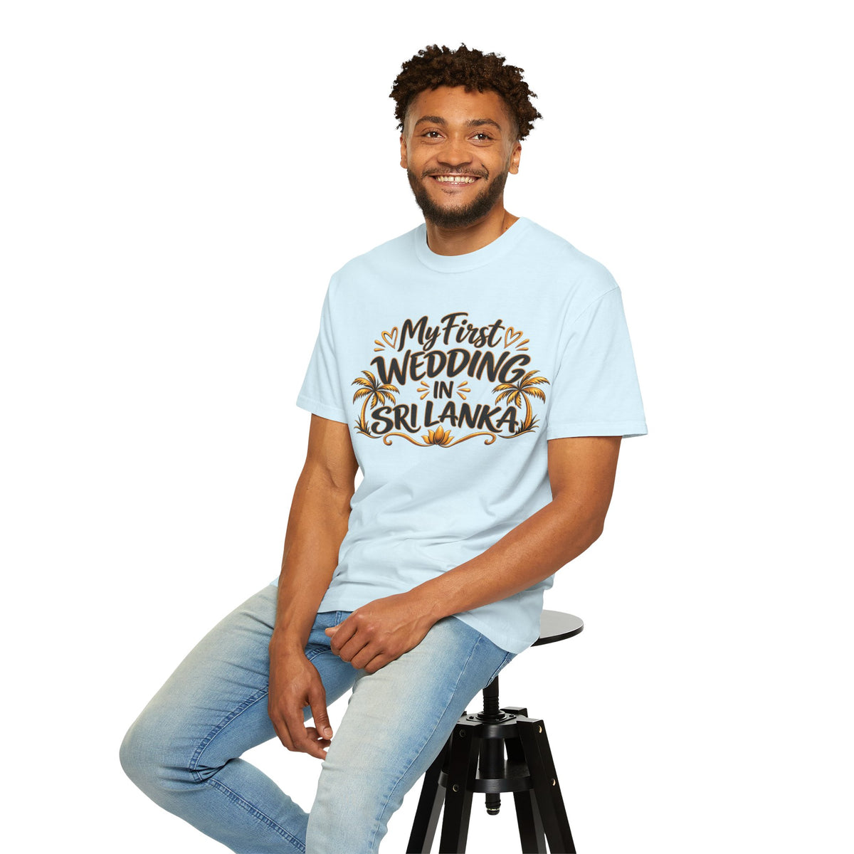 Sri Lanka Unisex Wedding T-Shirt – My First Wedding in Sri Lanka