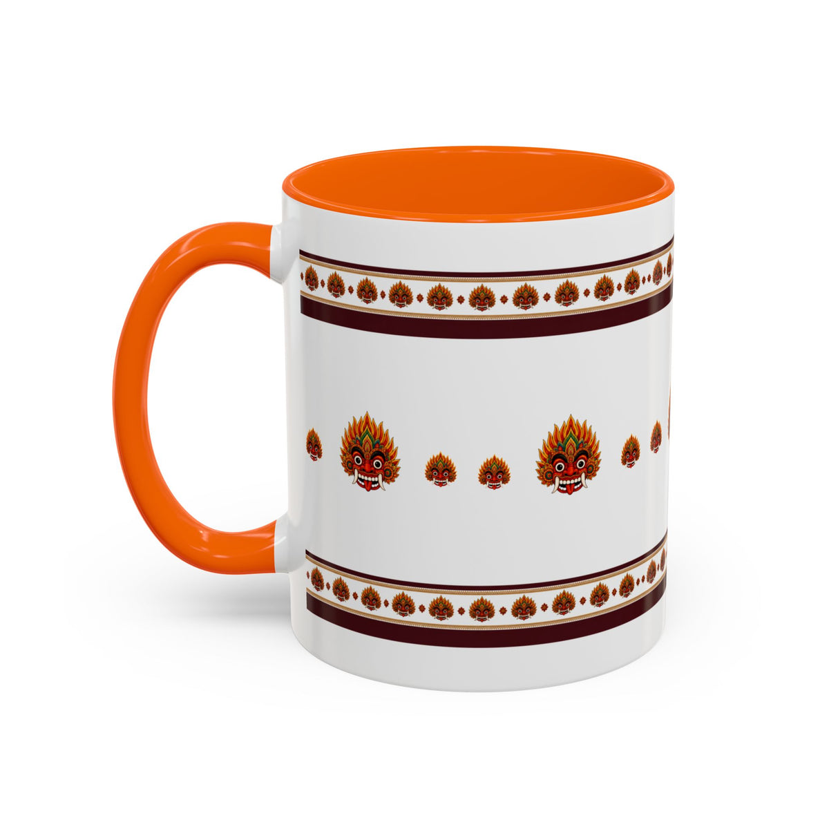Raksha Mask Accent Coffee Mug Sri Lankan Design