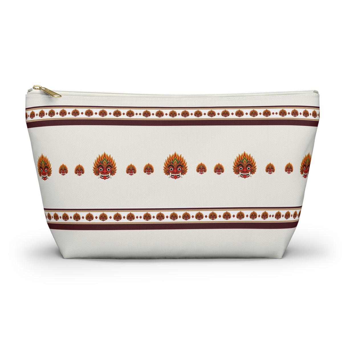 Sri Lankan Gift Cosmetic Pouch Raksha Mask Design