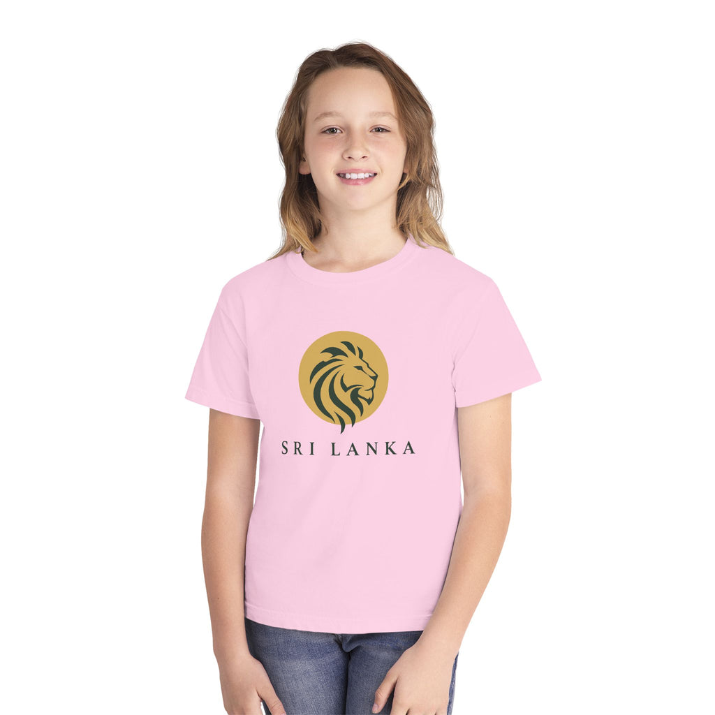 Sri Lanka Lion Kids’ T-Shirt | Garment-Dyed Cotton