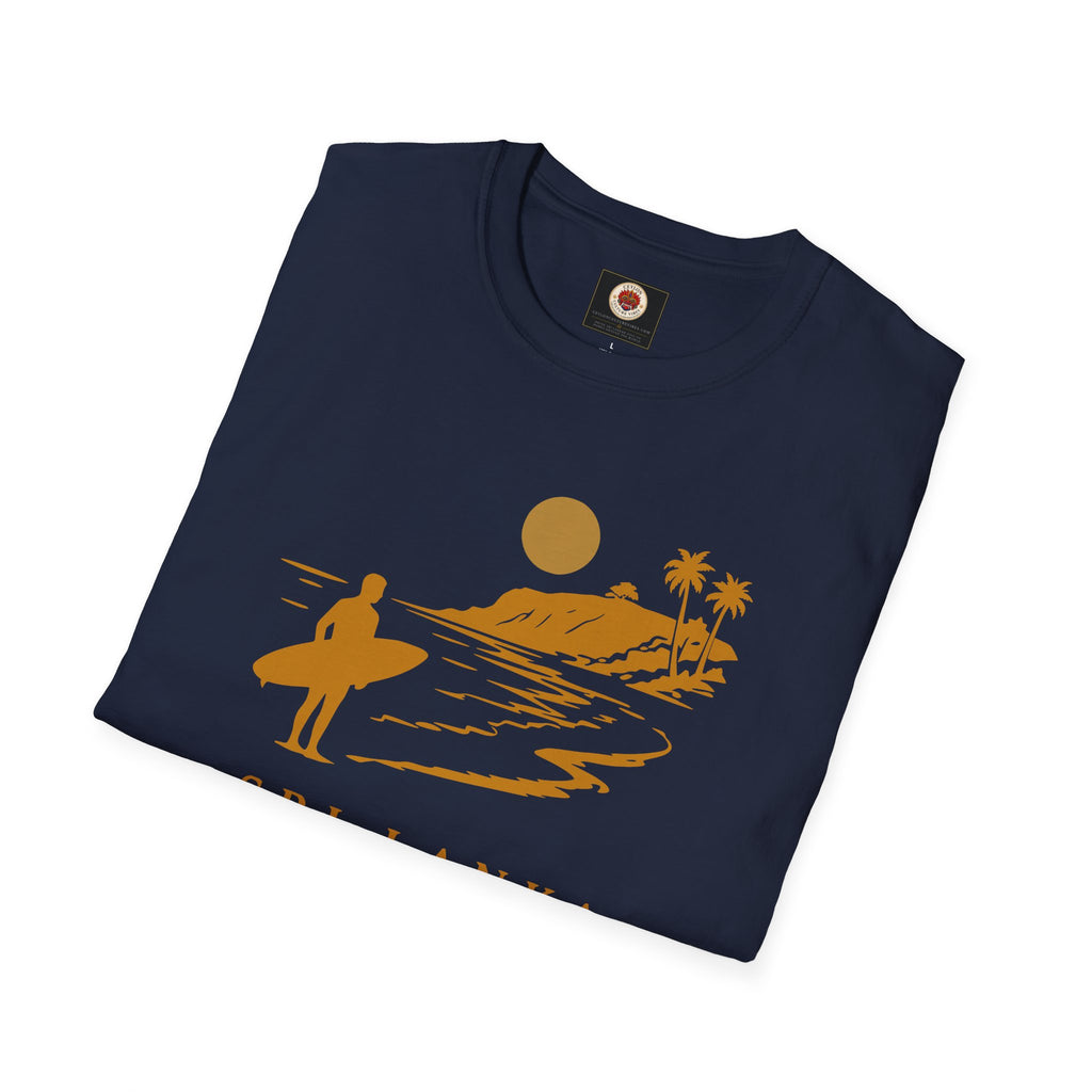 Sri Lanka Surf  Unisex T-Shirt  Surf Explore Repeat Beach Tee