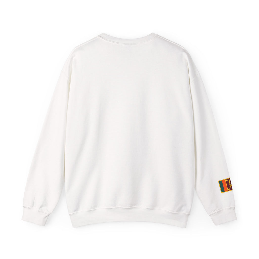 Sri Lanka Surf Crewneck Sweatshirt - Watercolor Stilt Fisherman Graphic