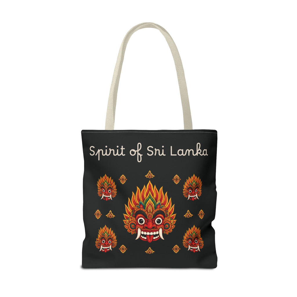 Sri Lankan Gift Tote Bag Spirit of Sri Lanka Raksha Mask Design