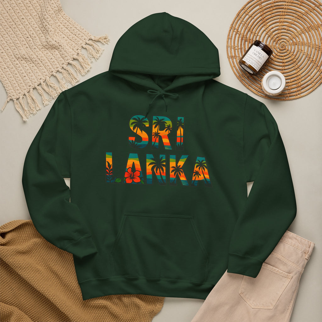 Sri Lanka Tropical Graphic Hoodie | Unisex Heritage Gift
