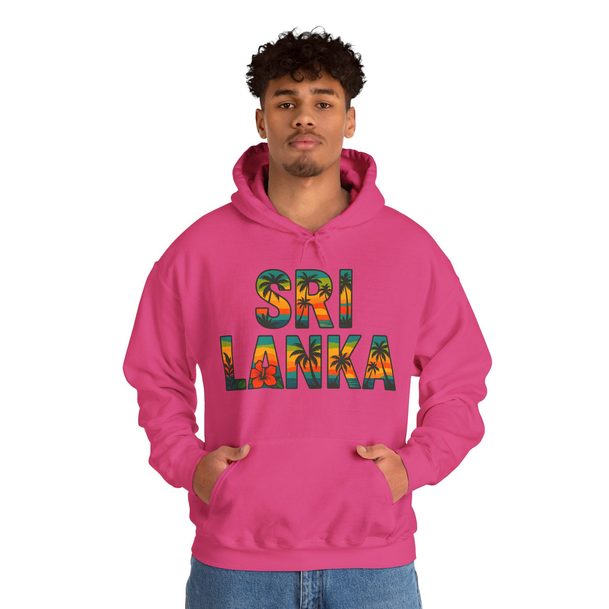 Sri Lanka Tropical Graphic Hoodie | Unisex Heritage Gift