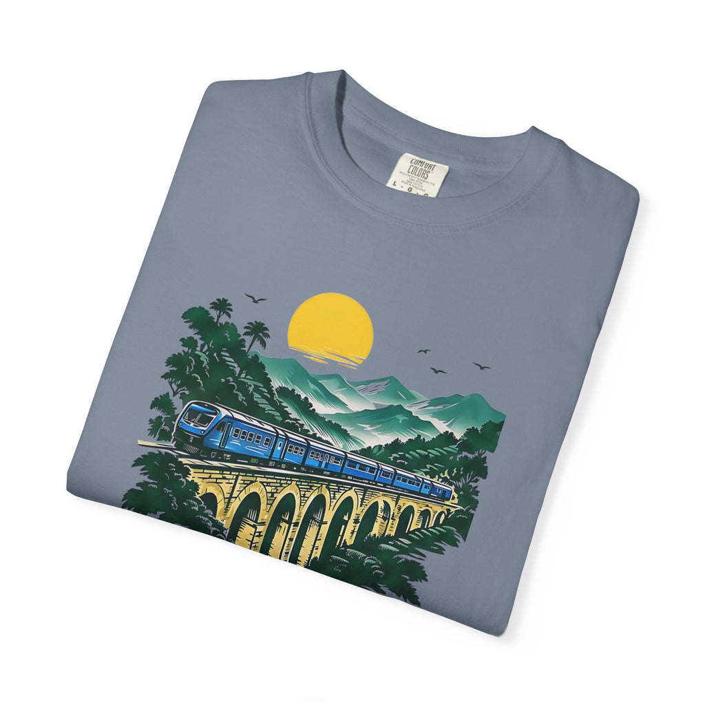 Sri Lanka Nine Arch Bridge Unisex T-Shirt Vintage Railway Tee