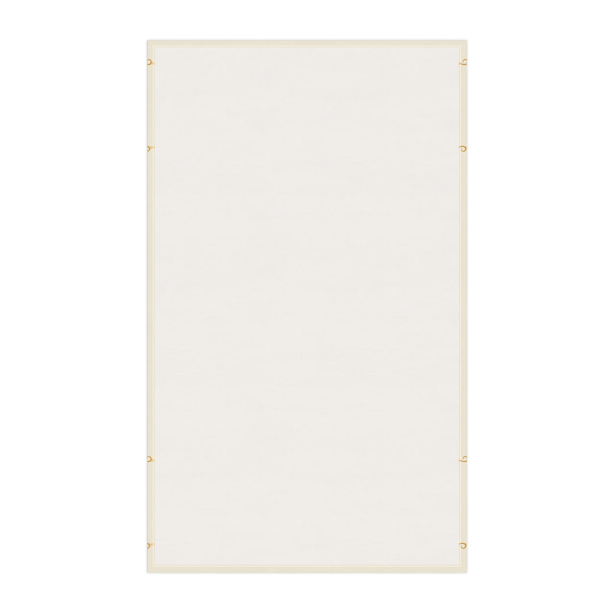 Punkalasa Border Tea Towel Sri Lankan Gold Blessing Cream Heritage Kitchen Dish Towel