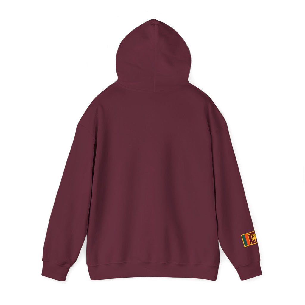 Sri Lanka Elephant Unisex Hoodie Gold Heritage Design
