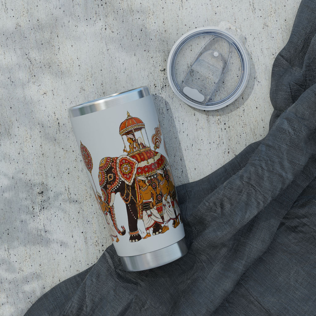 Sri Lanka Kandy Perahera Procession Tumbler 20oz | White