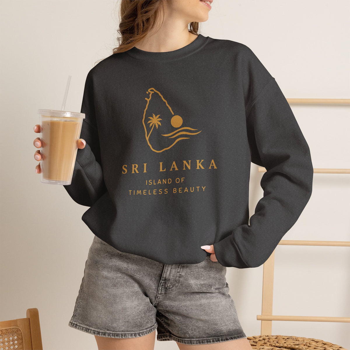 Sri Lanka Sunset Unisex Crewneck Sweatshirt Island Beauty