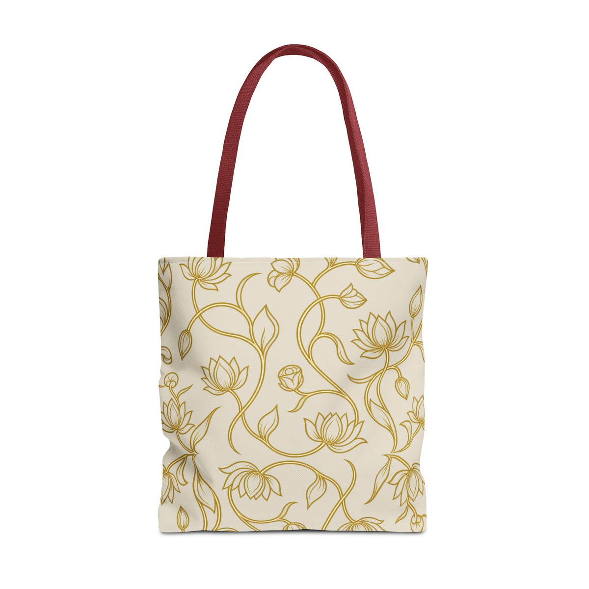 Ceylon Lotus Tote Bag Sri Lankan Temple Flower Canvas Shopper