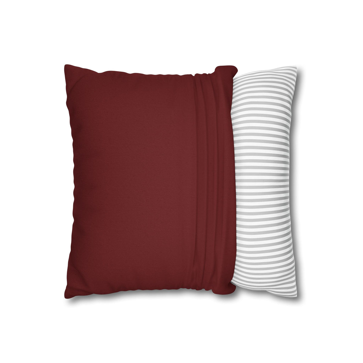 Ayubowan Mask Cushion Cover Maroon Sri Lankan Gift Pillowcase