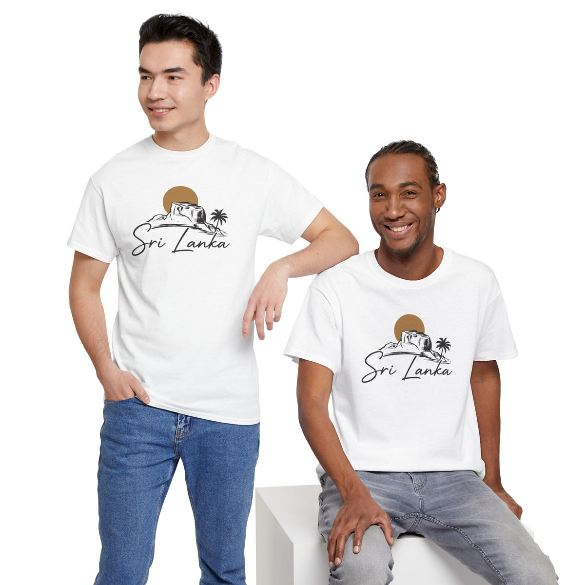 Sri Lanka Unisex T-Shirt  Coastal Travel Souvenir
