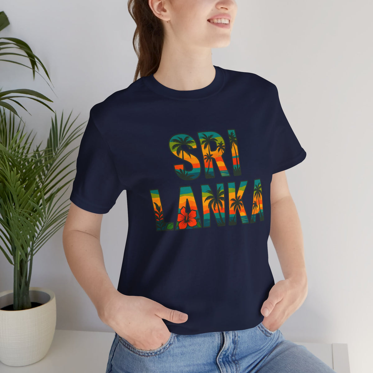 Sri Lanka Tropical Graphic T-Shirt | Unisex Heritage Gift