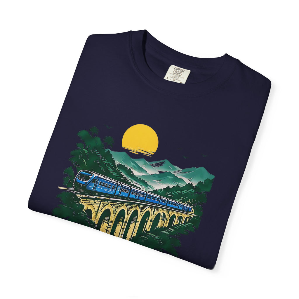 Sri Lanka Nine Arch Bridge Unisex T-Shirt Vintage Railway Tee