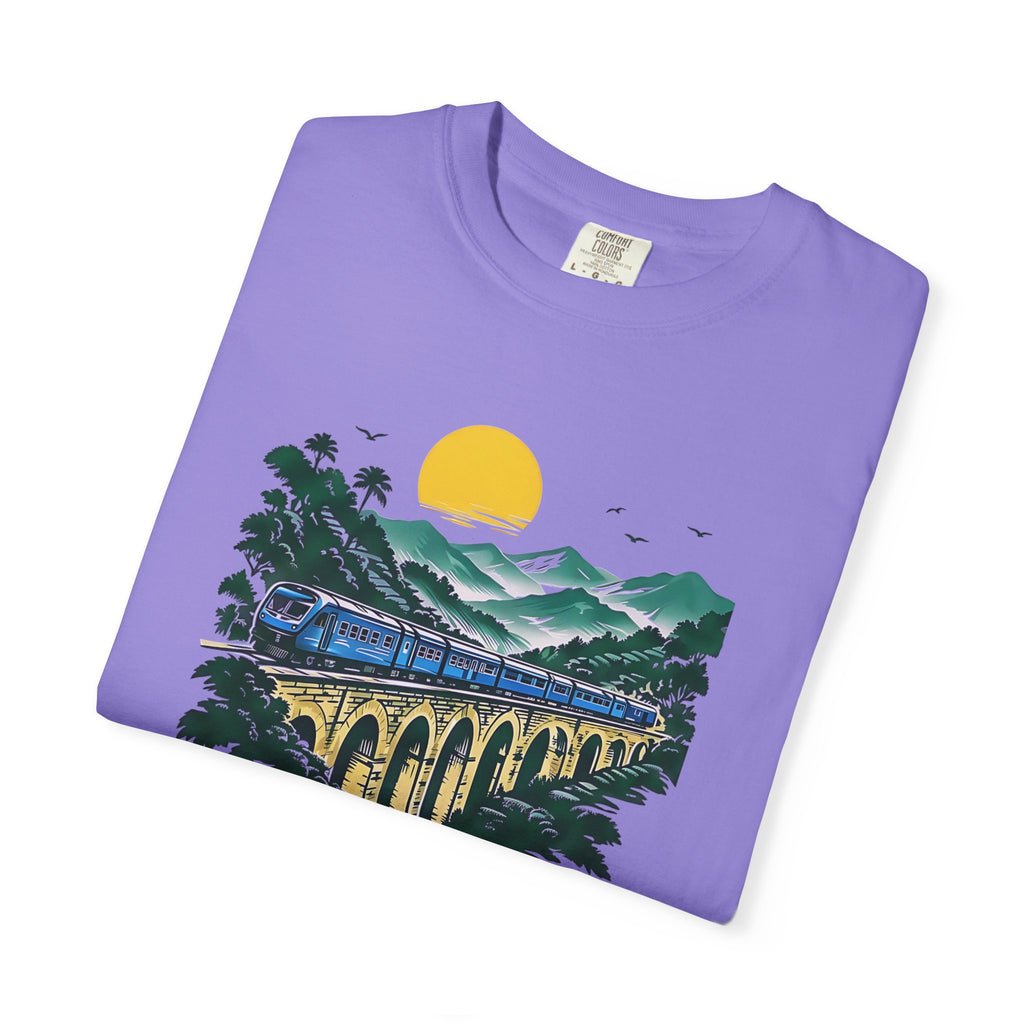 Sri Lanka Nine Arch Bridge Unisex T-Shirt Vintage Railway Tee