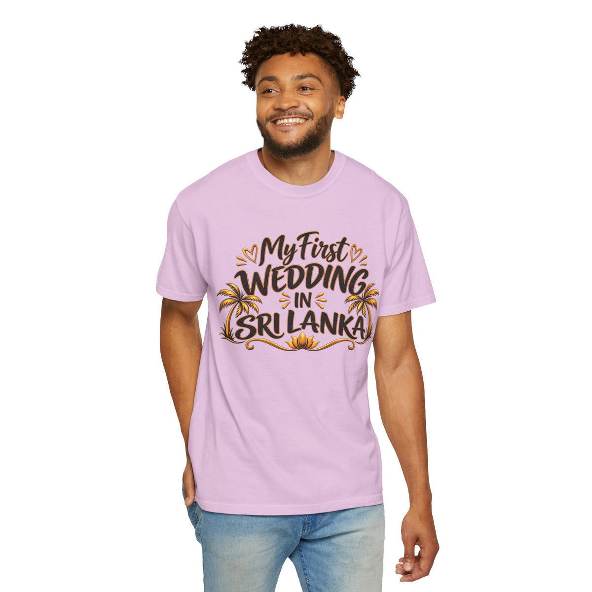 Sri Lanka Unisex Wedding T-Shirt – My First Wedding in Sri Lanka