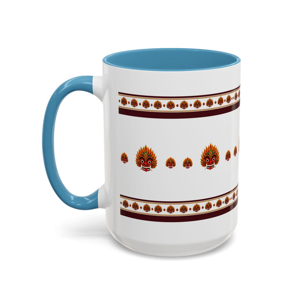 Raksha Mask Accent Coffee Mug Sri Lankan Design