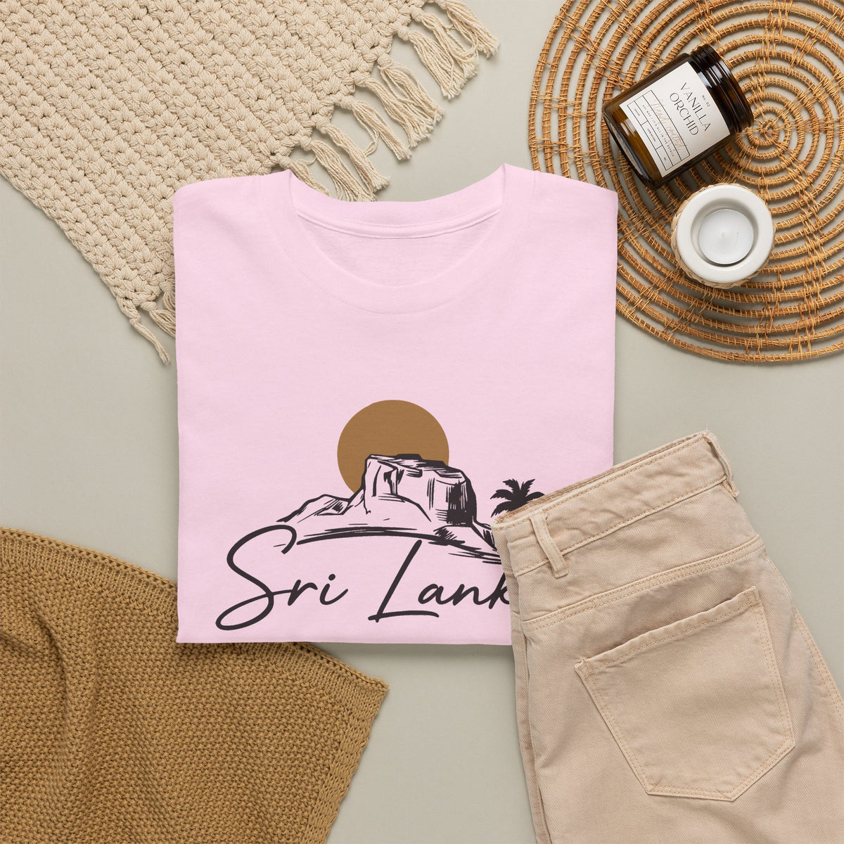 Sri Lanka Unisex T-Shirt  Coastal Travel Souvenir