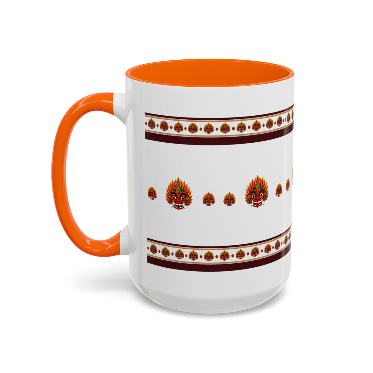 Raksha Mask Accent Coffee Mug Sri Lankan Design