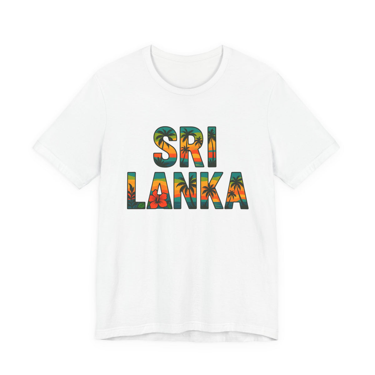 Sri Lanka Tropical Graphic T-Shirt | Unisex Heritage Gift