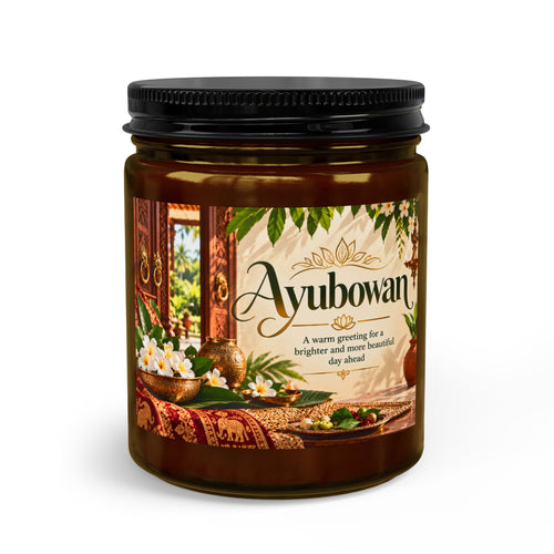 Ayubowan Aromatherapy Candle Set with Wick Trimmer