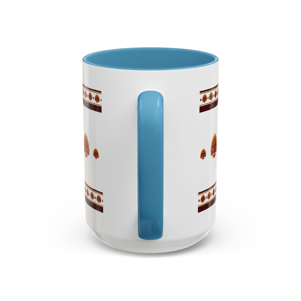 Raksha Mask Accent Coffee Mug Sri Lankan Design