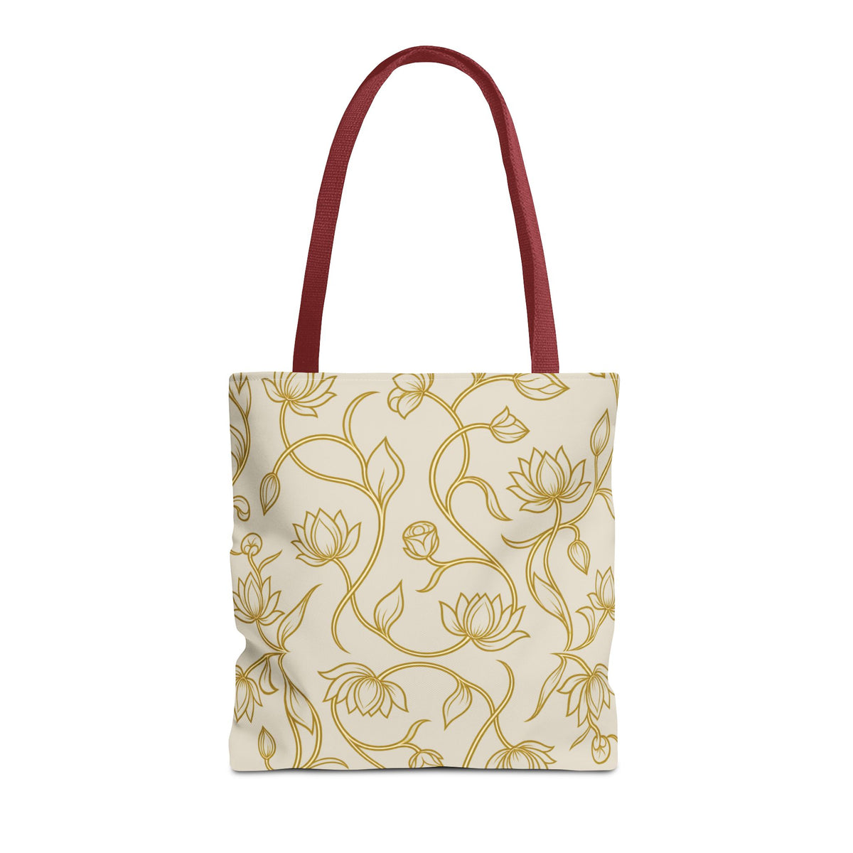 Ceylon Lotus Tote Bag Sri Lankan Temple Flower Canvas Shopper