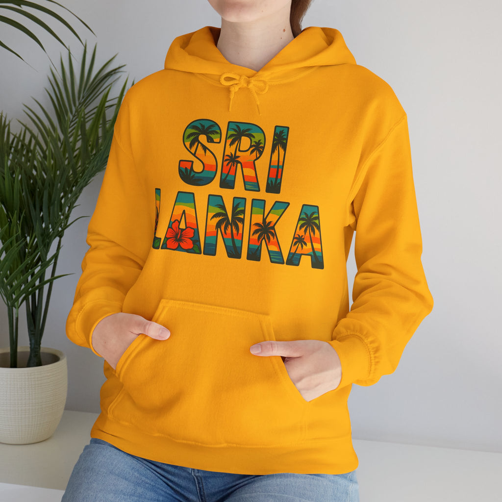 Sri Lanka Tropical Graphic Hoodie | Unisex Heritage Gift