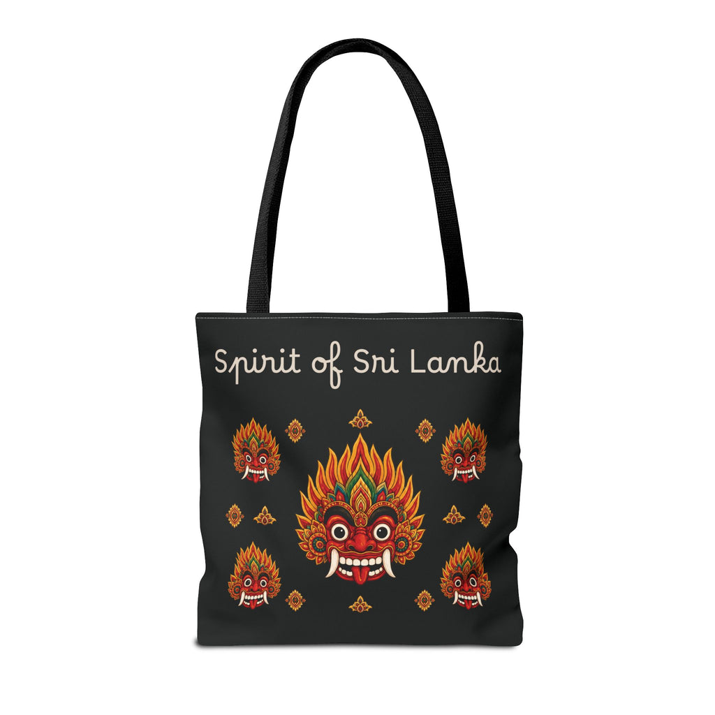Sri Lankan Gift Tote Bag Spirit of Sri Lanka Raksha Mask Design