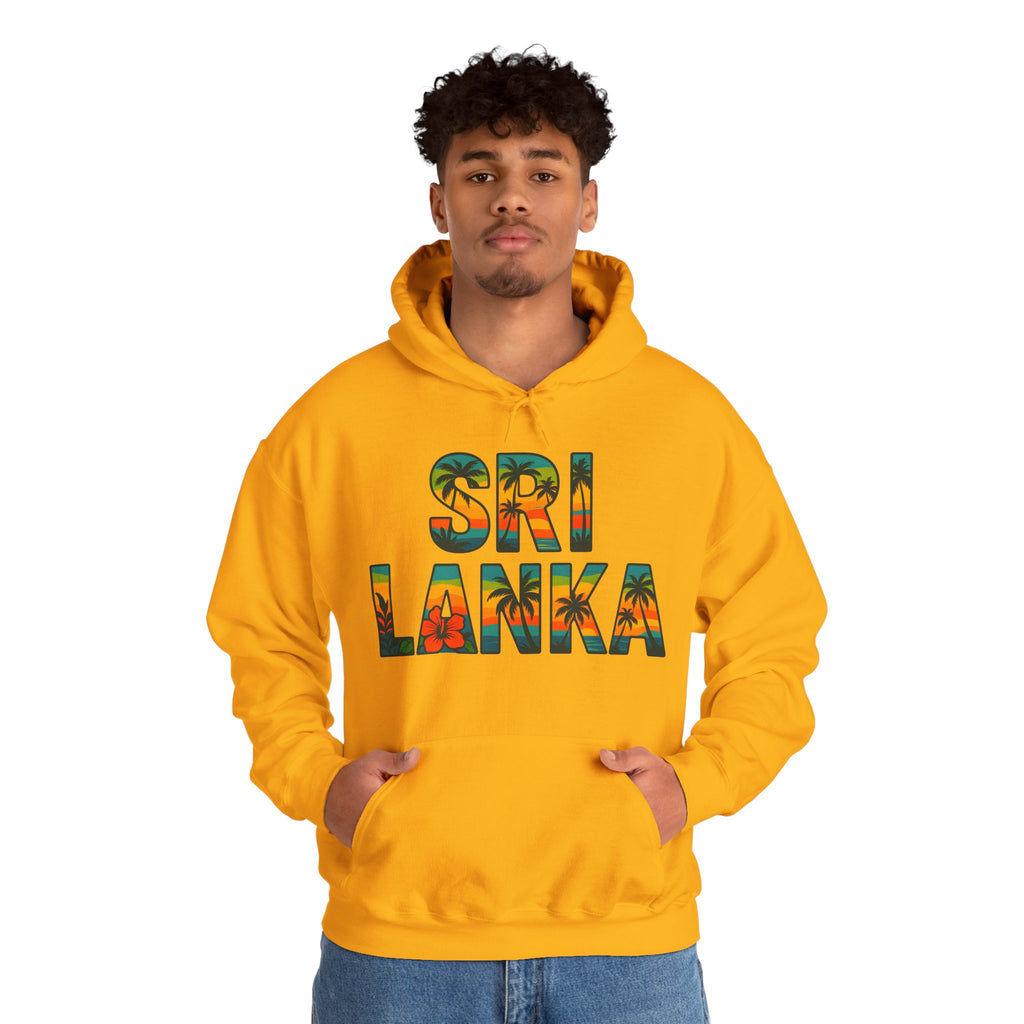 Sri Lanka Tropical Graphic Hoodie | Unisex Heritage Gift