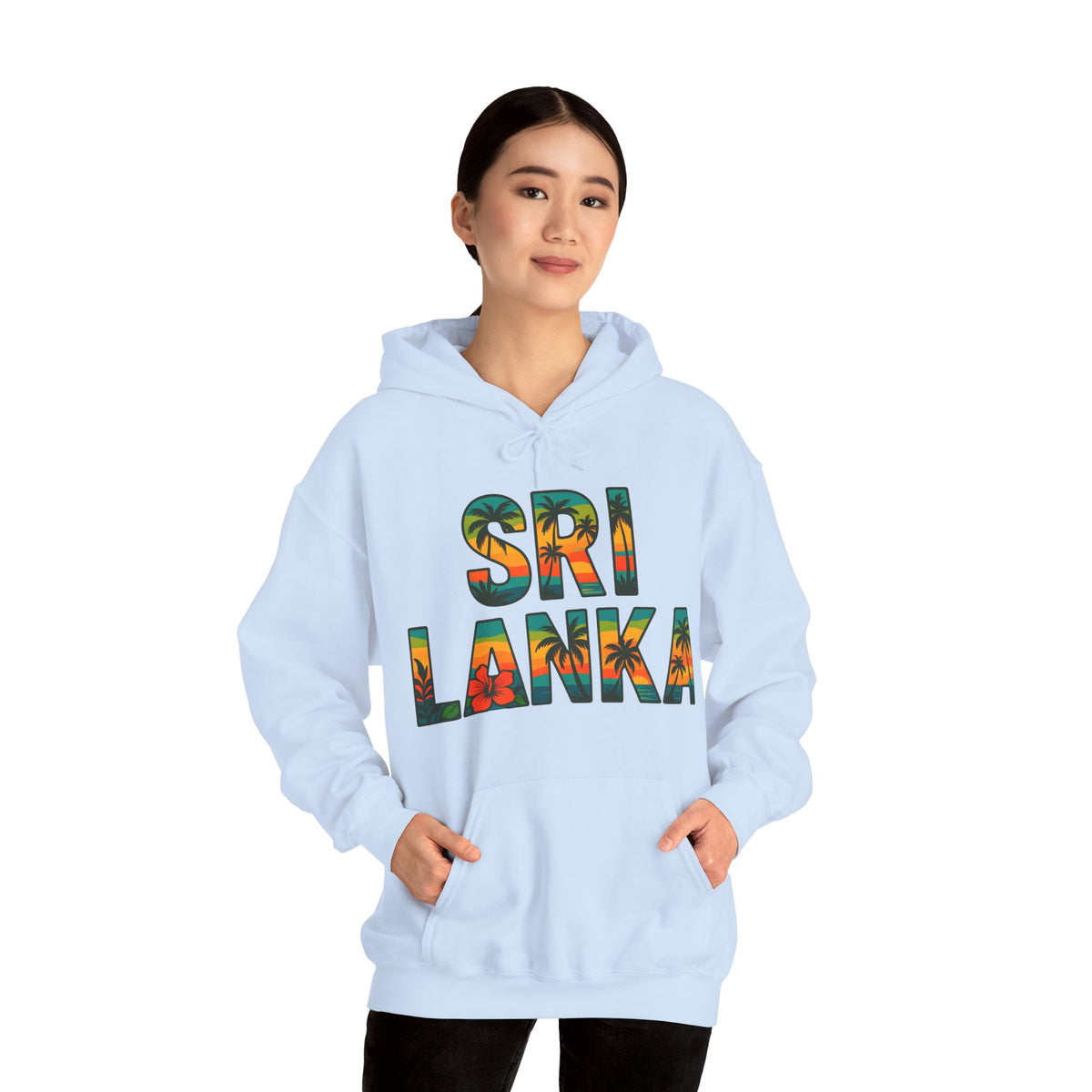 Sri Lanka Tropical Graphic Hoodie | Unisex Heritage Gift