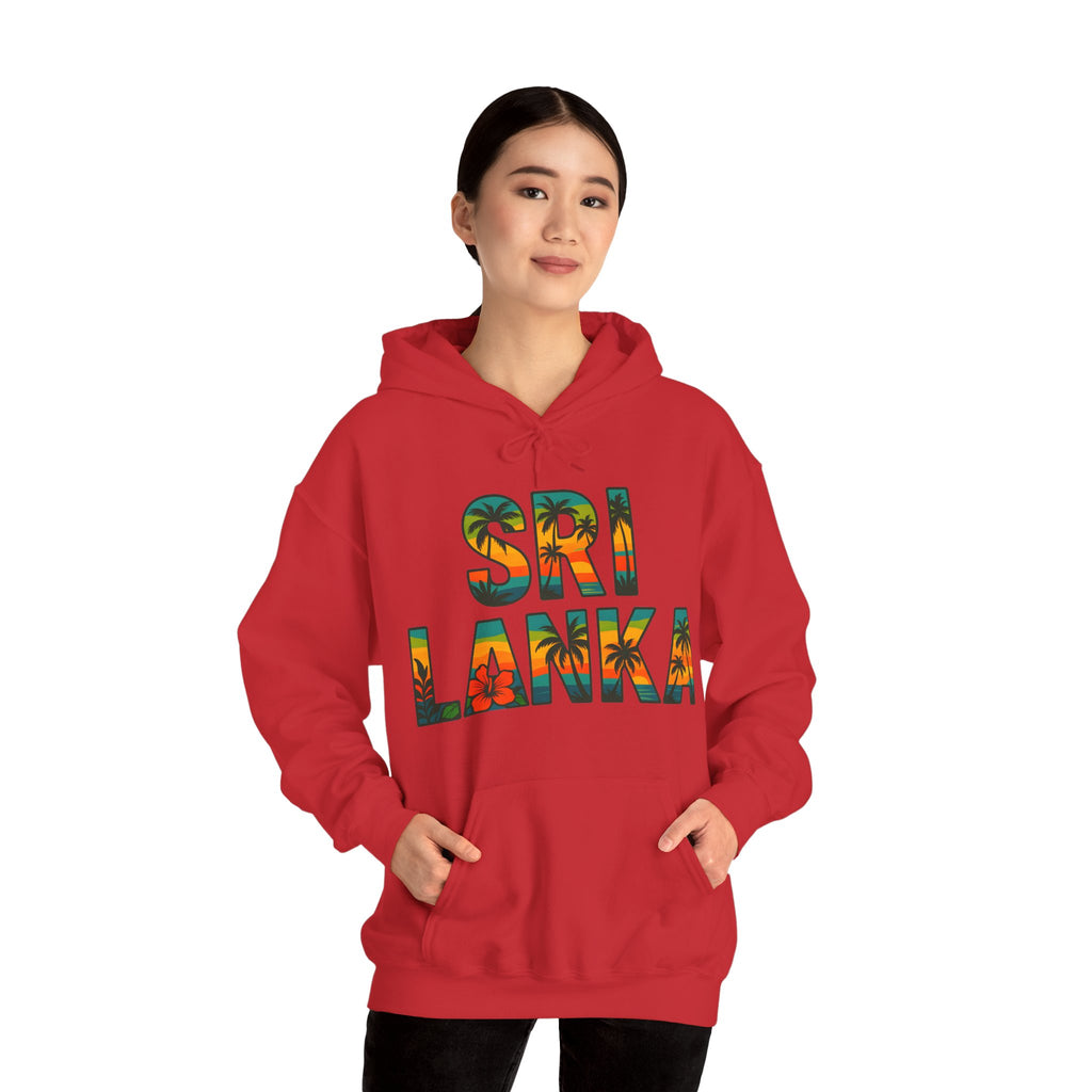 Sri Lanka Tropical Graphic Hoodie | Unisex Heritage Gift