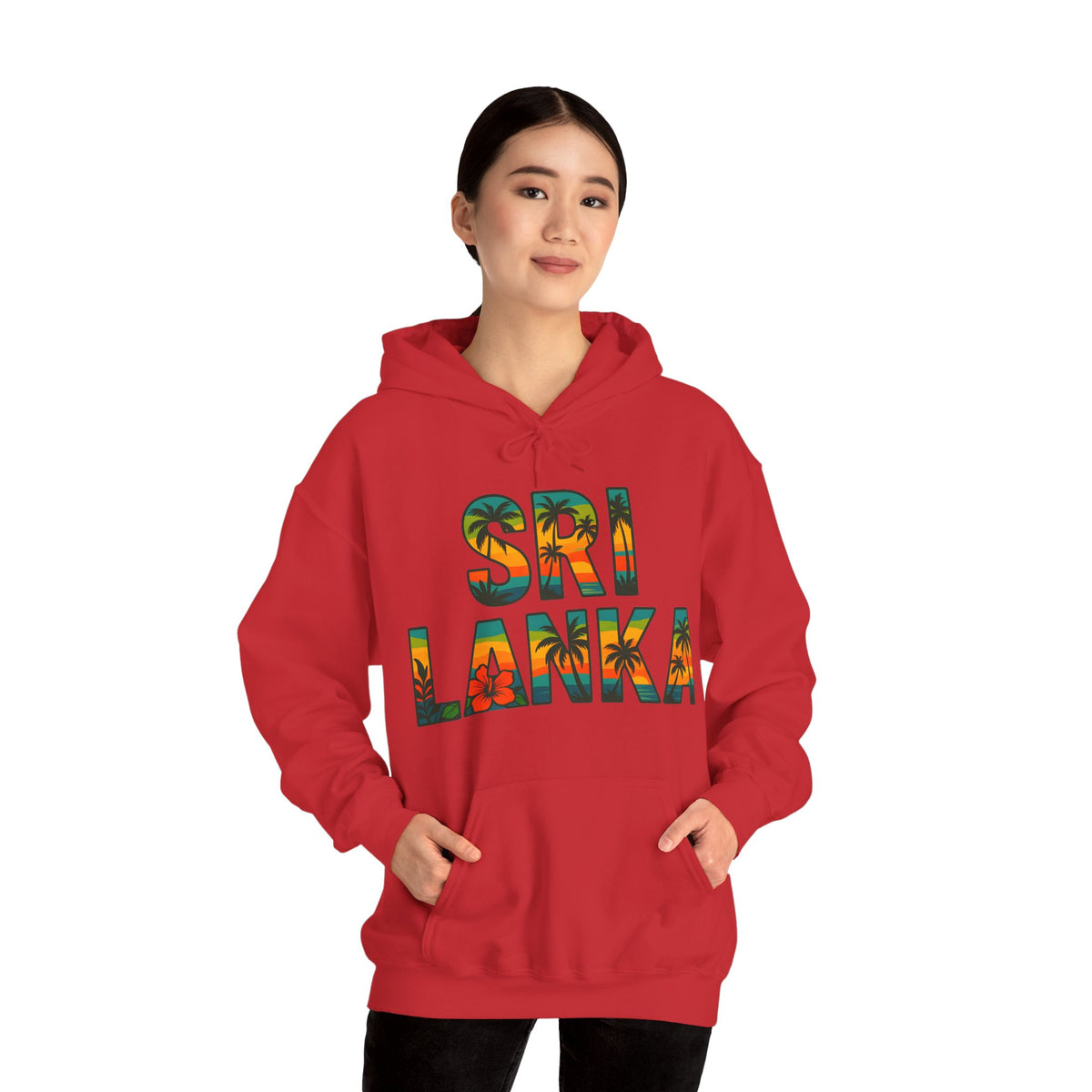 Sri Lanka Tropical Graphic Hoodie | Unisex Heritage Gift