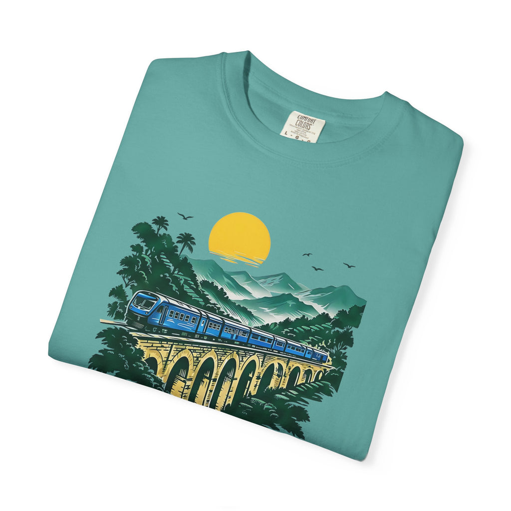 Sri Lanka Nine Arch Bridge Unisex T-Shirt Vintage Railway Tee