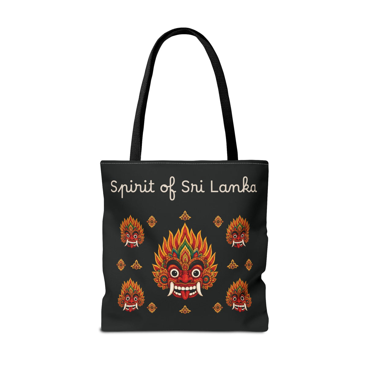 Sri Lankan Gift Tote Bag Spirit of Sri Lanka Raksha Mask Design