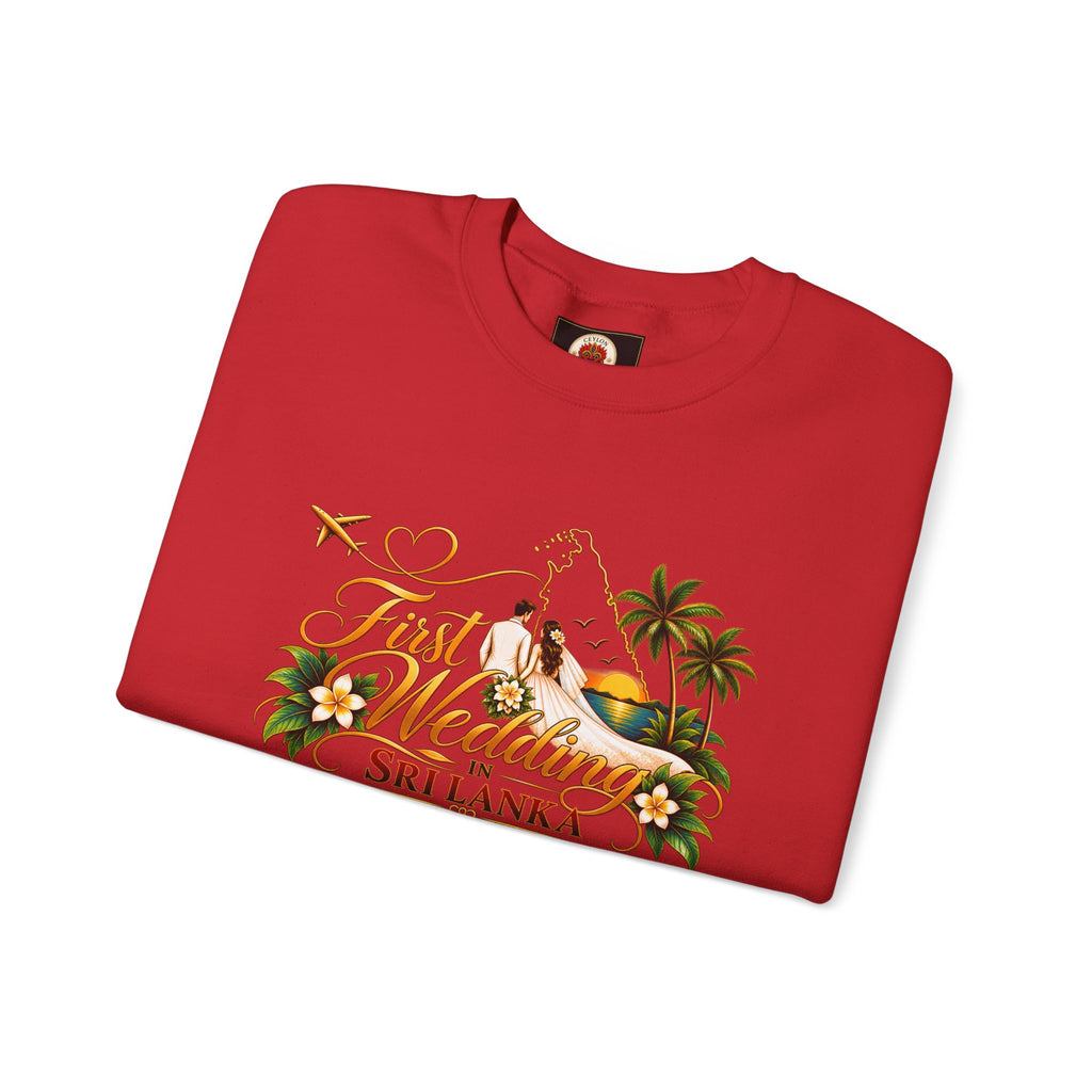 Personalized Sri Lanka Wedding Sweatshirt – Unisex Crewneck