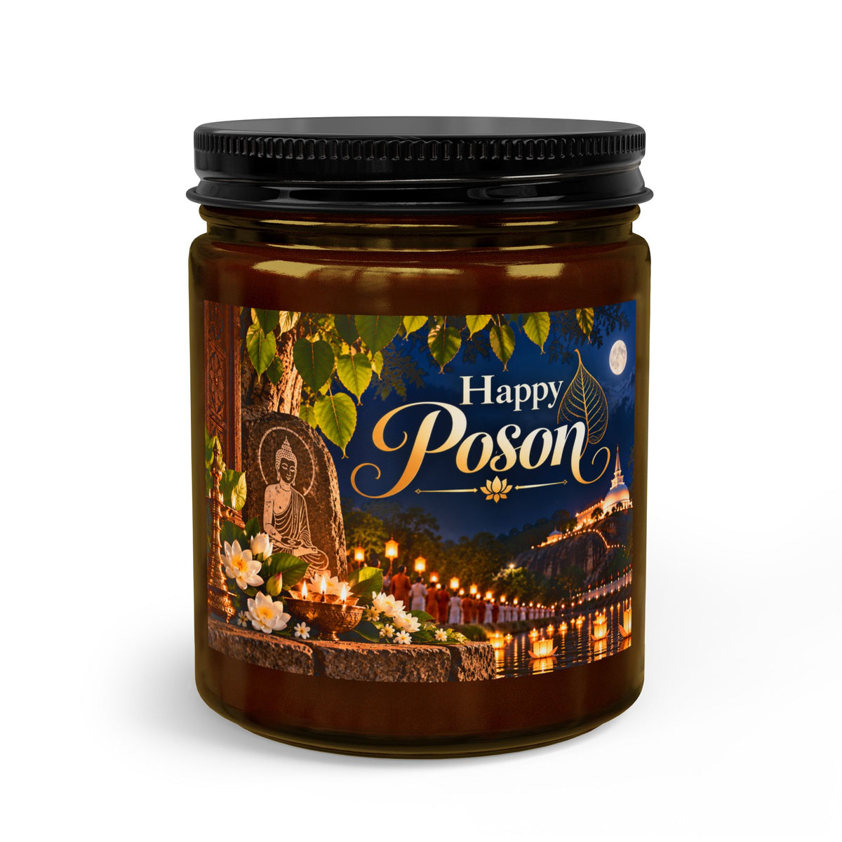 Happy Poson Candle Set with Wick Trimmer