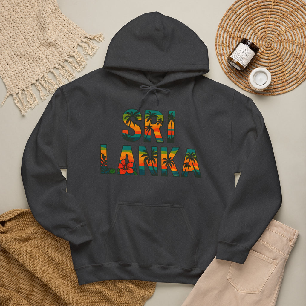 Sri Lanka Tropical Graphic Hoodie | Unisex Heritage Gift