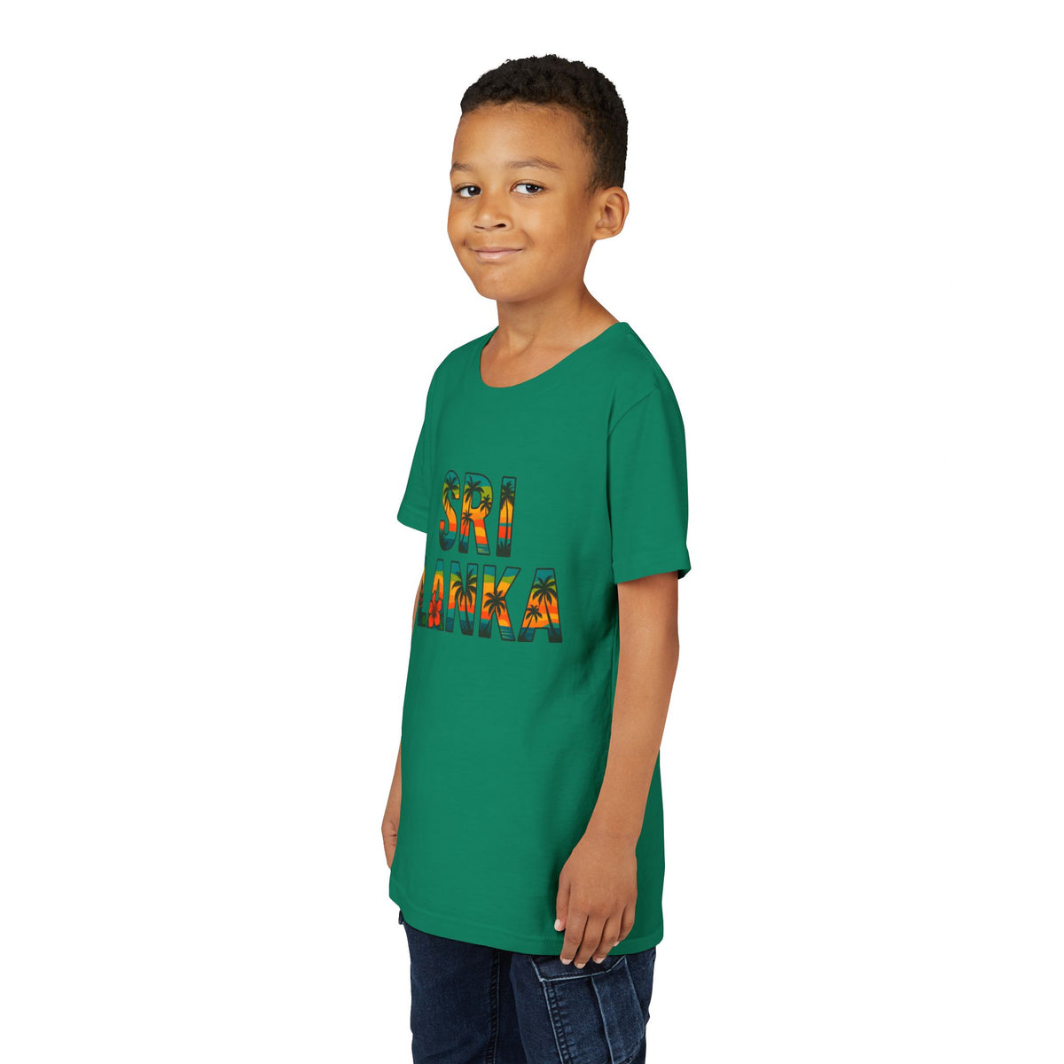 Sri Lanka Tropical Youth T-Shirt | Kids’ Heritage Gift